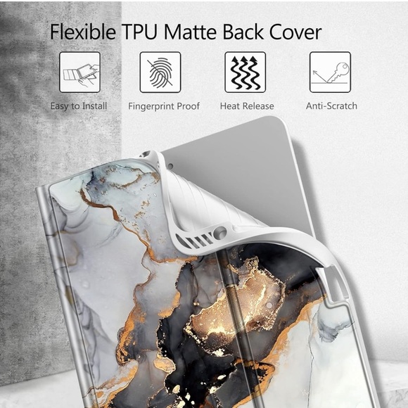 Keyboard Case iPad Soft Back Cover Magnetically Detachable Bluetooth Keyboard - Picture 3 of 11